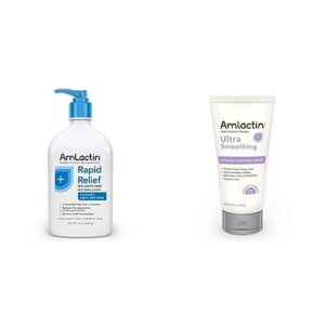 AMLACTIN Body Lotion Exfoliator and Moisturizer with Ceramides and Lactic Acid